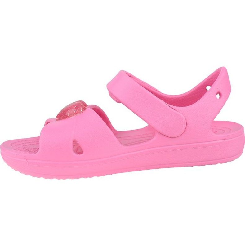 Crocs Classic Cross-Strap Sandal K 206245-669 black pink 1 Crocs Classic Cross-Strap Sandal K 206245-669 black pink 1