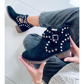 BM Cut-out boots with Shelby Black studs 1
