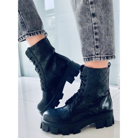 BM Alfre Black Lace-up Workers 1