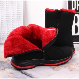 DK Soft Shell black waterproof snow boots 1