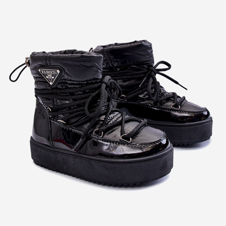 Children's Insulated Snow Boots Black Colina 1 Children's Insulated Snow Boots Black Colina 1