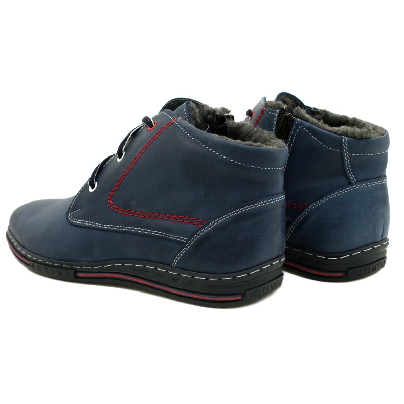 Polbut 339 navy blue men's winter boots 4