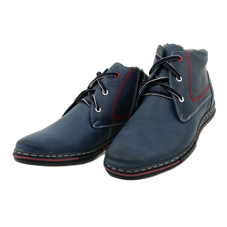 Polbut 339 navy blue men's winter boots 3