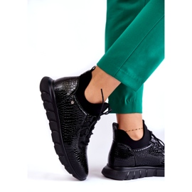 Vinceza Women's Light Slip-on Sneakers Black Soroco 4