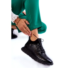 Vinceza Women's Light Slip-on Sneakers Black Soroco 5