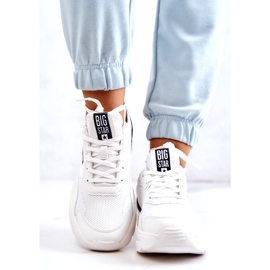 Fashionable Sneakers Sport Shoes Big Star JJ274596 White navy blue 4 Fashionable Sneakers Sport Shoes Big Star JJ274596 White navy blue 4
