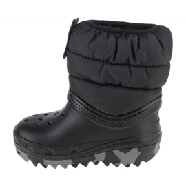 Crocs Classic Neo Puff Boot Toddler 207683-001 shoes black 1