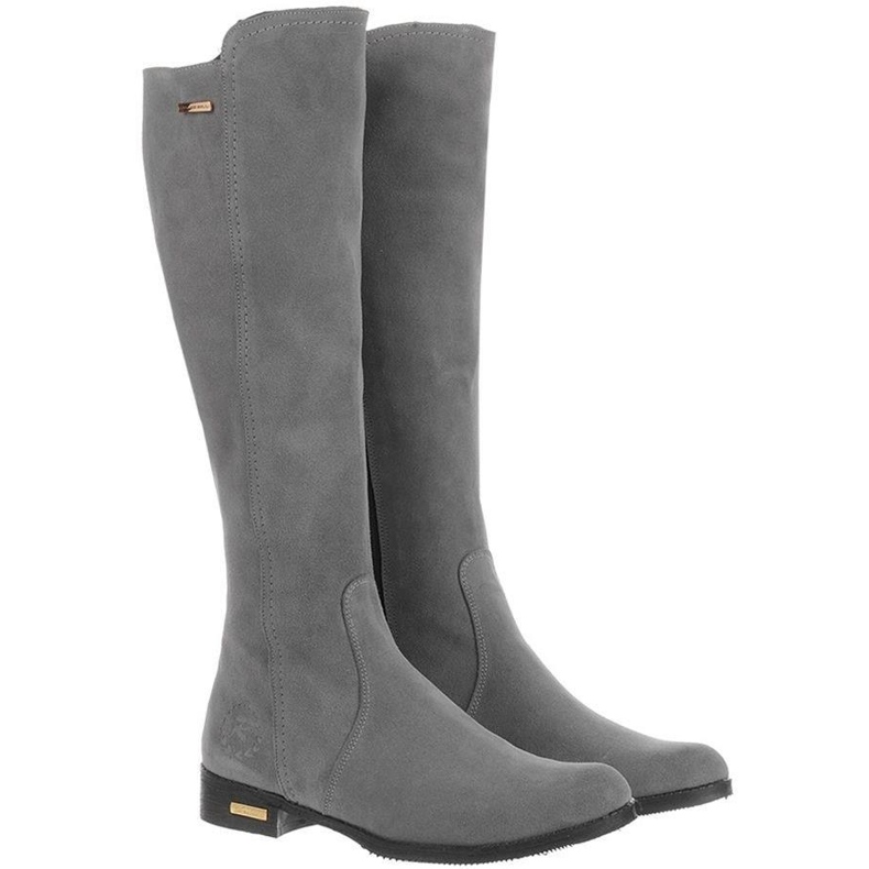 Olivier Fashionable boots Klara gray grey 2 Olivier Fashionable boots Klara gray grey 2