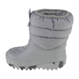 Crocs Classic Neo Puff Boot Toddler 207683-007 shoes grey 1 Crocs Classic Neo Puff Boot Toddler 207683-007 shoes grey 1