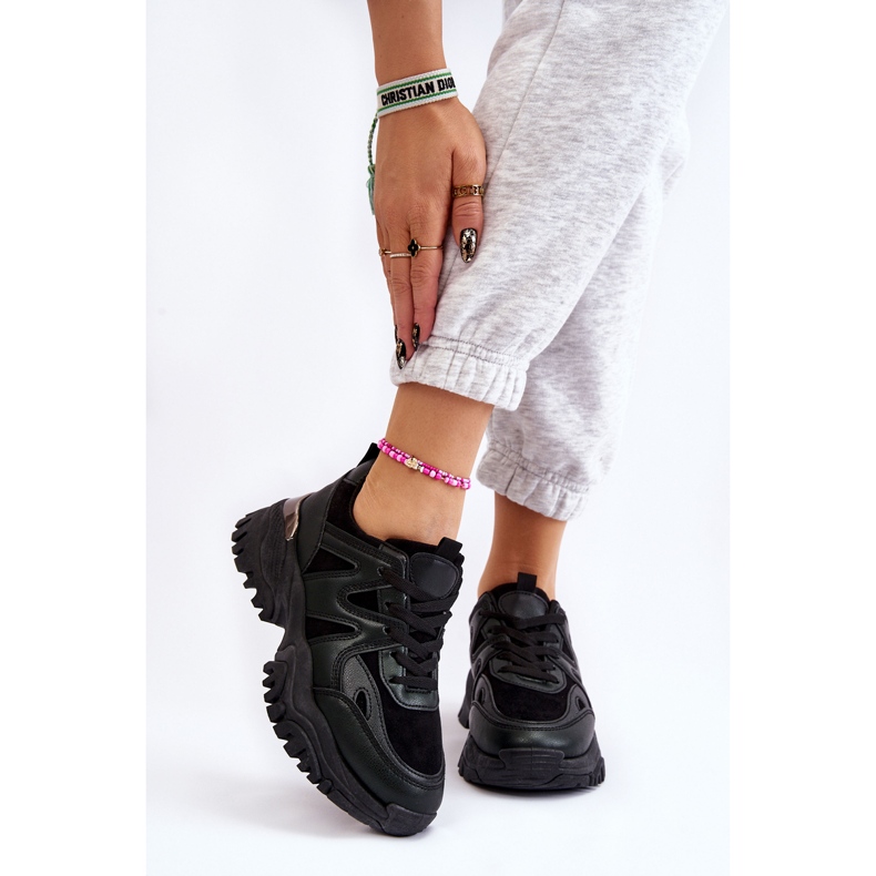 PG1 Classic Sport Platform Shoes Black Bowie 1