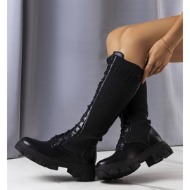 BM Black lace-up boots from Montis 1 BM Black lace-up boots from Montis 1