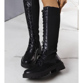 BM Black lace-up boots from Monren 2