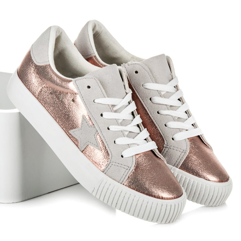 Wilady Sneakers With A Star pink 1