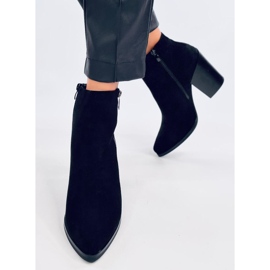 Brick boots with wide heels TX-1873 Orange red 1