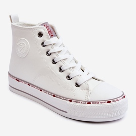 Women's High Sneakers Cross Jeans KK2R4044C White 2 Women's High Sneakers Cross Jeans KK2R4044C White 2