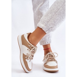 BM Women's Classic Double Lace-up Trainers White-Beige Jella 2