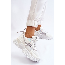 PA1 Women's Sports Shoes Laced On The Platform White Minea 1 PA1 Women's Sports Shoes Laced On The Platform White Minea 1