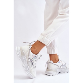 PA1 Women's Sports Shoes Laced On The Platform White Minea 2 PA1 Women's Sports Shoes Laced On The Platform White Minea 2