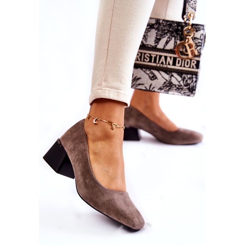 Suede Pumps La.Fi 230034G-SU Gray grey 2