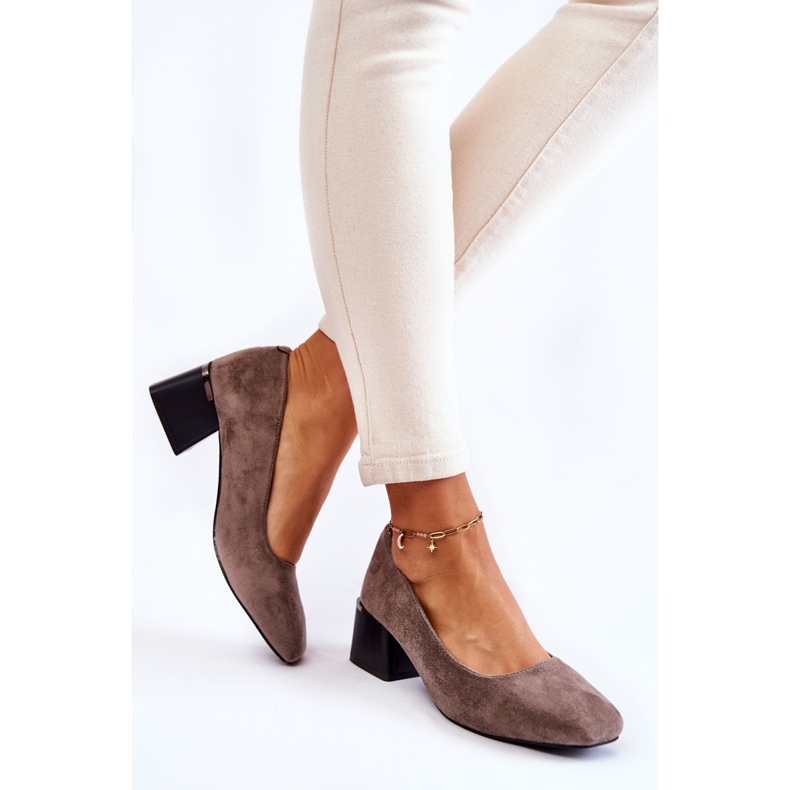 Suede Pumps La.Fi 230034G-SU Gray multicolored grey 2