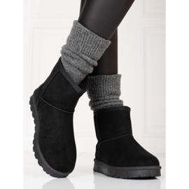 Black women's Shelovet snow boots 1