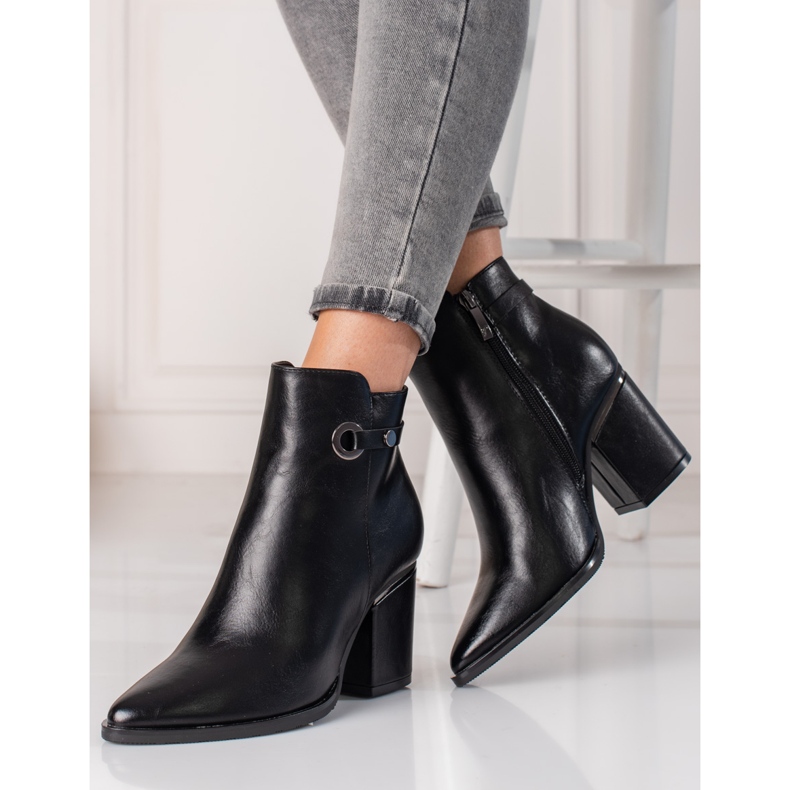 W. Potocki Women's boots Potocki on a black post 1