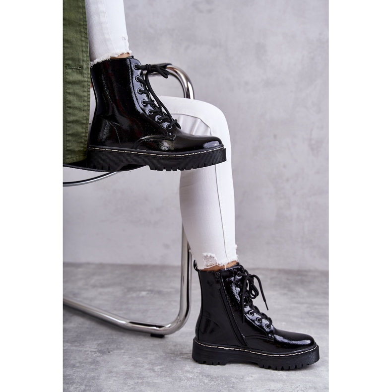 S.Barski Women's Boots Black Kognito 3