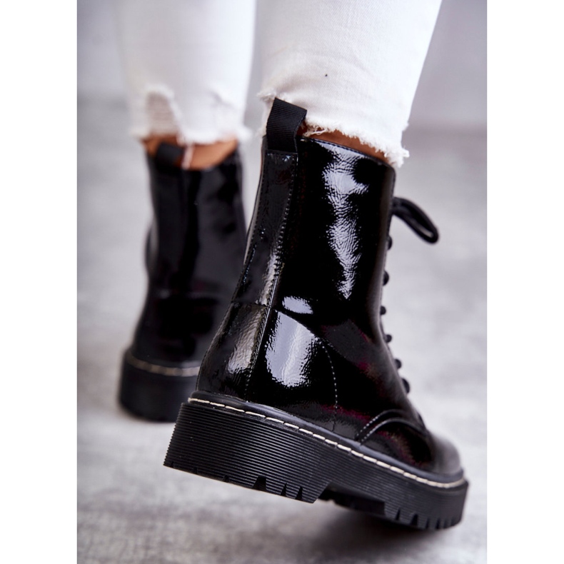 S.Barski Women's Boots Black Kognito 4