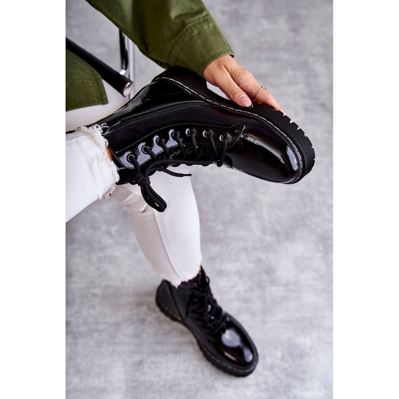 S.Barski Women's Boots Black Kognito 5