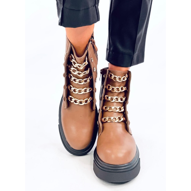 Military boots Lopez Taupe brown 1