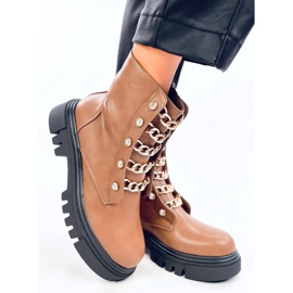 Military boots Lopez Taupe brown 2