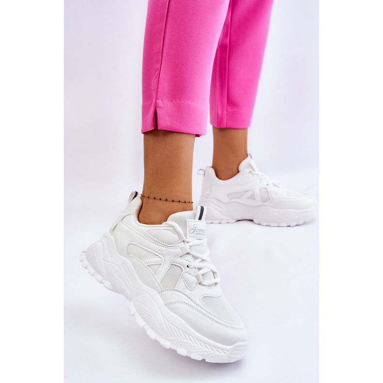 BM Classic Platform Sneakers White Larec 2