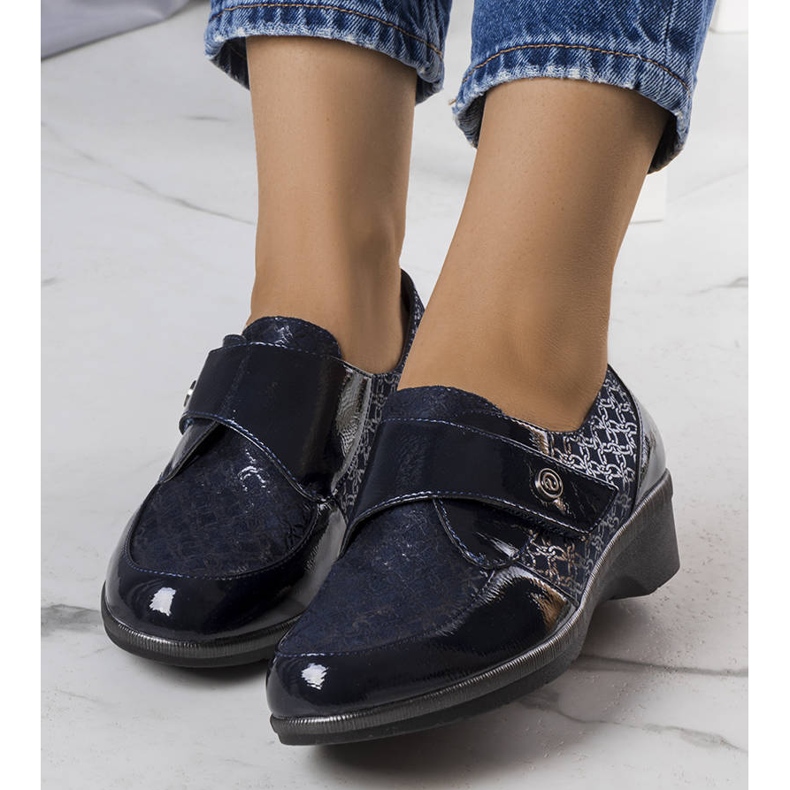 BM Drancy navy blue brogues 1