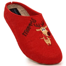 Panto Fino felt slippers Christmas KK267037 INT1769 red 1