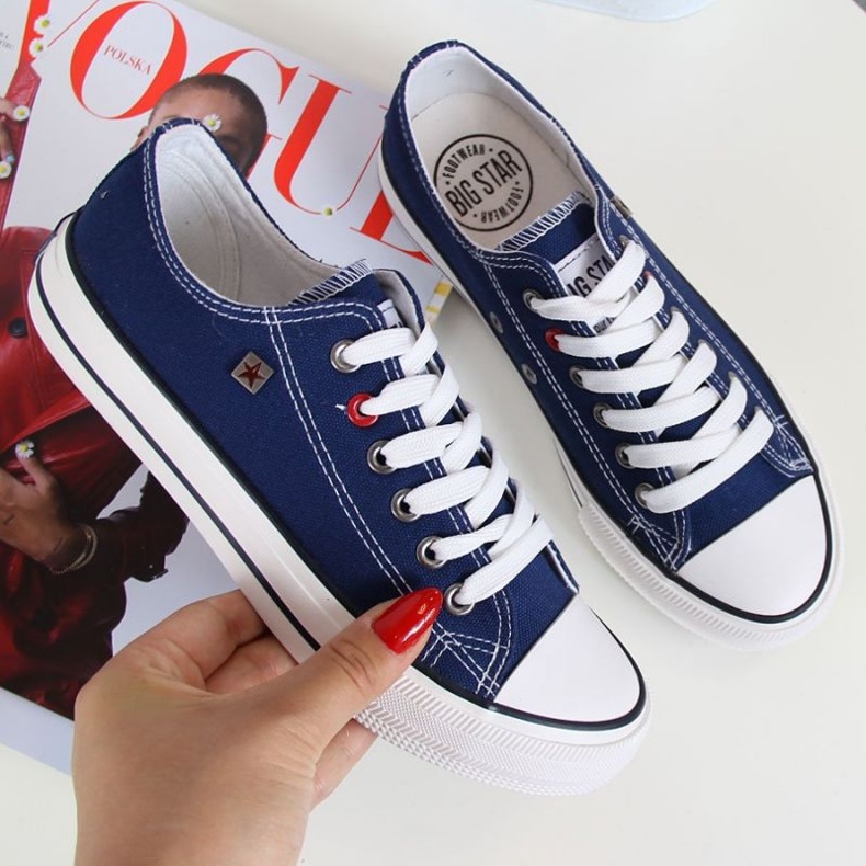 Shoes, sneakers Big Star W T274021 INT343 navy blue 1