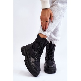 PA1 Women's Boots With Warming Lace-up Black Ariadna 1
