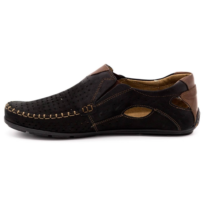 Olivier Black men's moccasin 901 summer shoes 1 Olivier Black men's moccasin 901 summer shoes 1