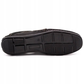 Olivier Black men's moccasin 901 summer shoes 4