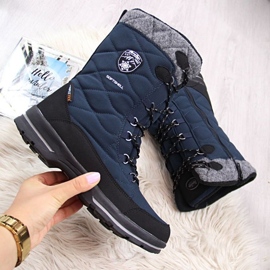 American Club waterproof snow boots W AM516C blue 1