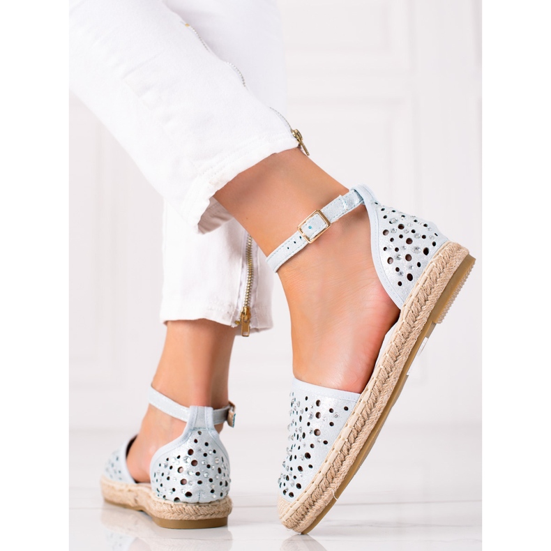 T.Sokolski Espadrilles With Crystals blue 1 T.Sokolski Espadrilles With Crystals blue 1