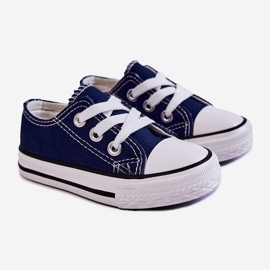 Children's Classic Navy Blue Filemon Sneakers 1