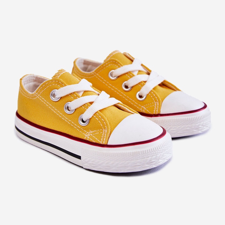 Children's Classic Yellow Filemon Sneakers 1