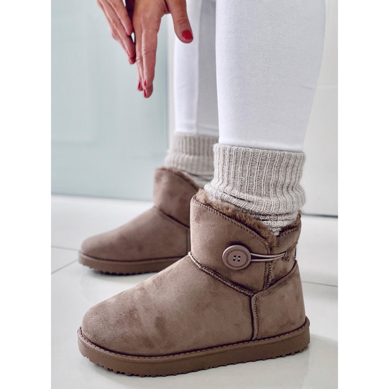 BM Arnette Khaki women's snow boots beige 2