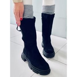 BM Women's flat boots Slade Black 2