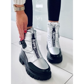 PA1 Wells Silver women's snow boots black 2