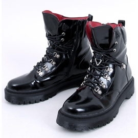PA1 Kari Black lace-up boots 1