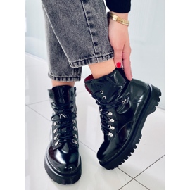 PA1 Kari Black lace-up boots 2