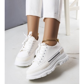BM White high platform sneakers from Lavaris 1