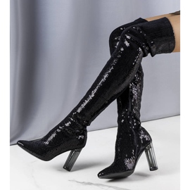 BM Kannon black sequin boots 1 BM Kannon black sequin boots 1