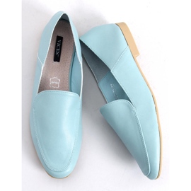 Soft loafers like calfskin 1182 Blue 1